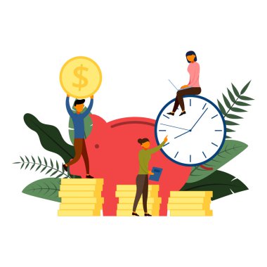 Banka finansmanı, banka mevduatı açma, finansal hizmetler kavramı 