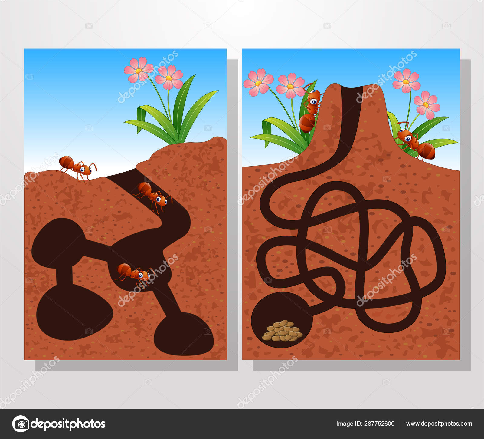 Cartoon ants colony collections set Stock Vector Image by ©dreamcreation01 #287752600 Cartoon ants colony collections set Stock Vector Image by ©dreamcreation01 #287752600
