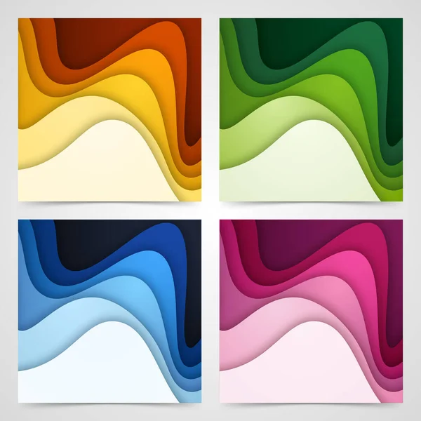 Fond Liquide Géométrique Coloré Avec Des Formes Gradient Fluide — Image vectorielle