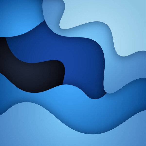 Цветной жидкий и геометрический фон с градиентными формами жидкости