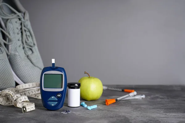 당뇨병이요 방식의 코터와 텍스트를 스포츠 당뇨병 — 스톡 사진