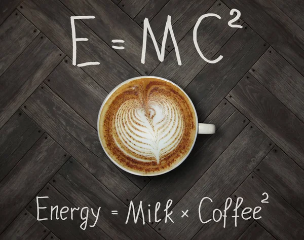 Cup of energy coffee — Stock Photo, Image