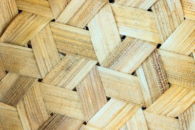 Rattan sepet arka plan doku. Eski bambu örgü doku arka plan. 