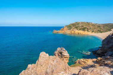 Girit Adası Yunanistan, Vai plajda doğal manzara