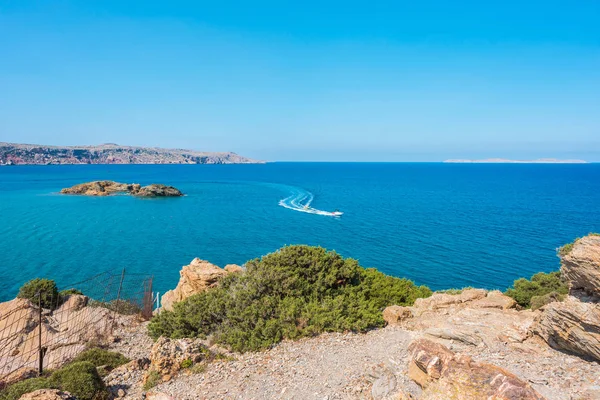 Girit Adası Yunanistan, Vai plajda doğal manzara Telifsiz Stok Fotoğraflar