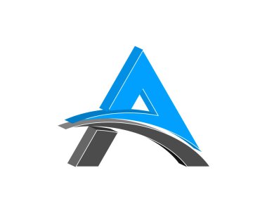 Modern stilize A harfi