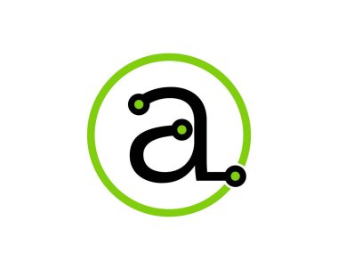 Çember şekli ve bir harf ilk devresi