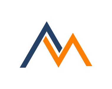 Soyut ve basit dağ şekli