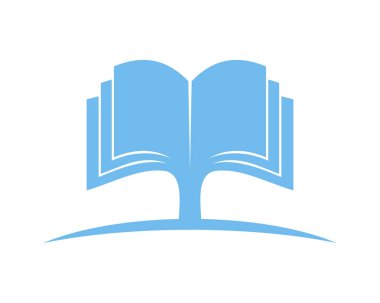 Kitap sayfası eğitim logosunu aç