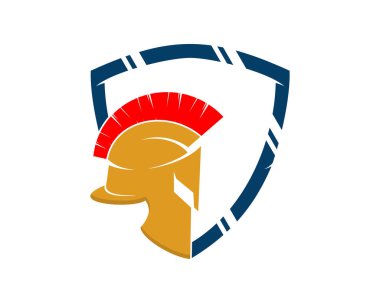 Kalkanda Spartalı miğfer