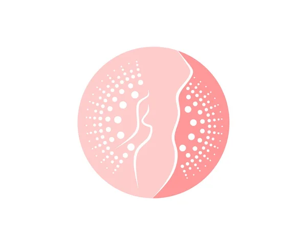 Beauté Naturelle Logo Spa Sain — Image vectorielle