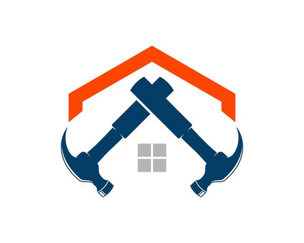 Simple repair house with cross hammer