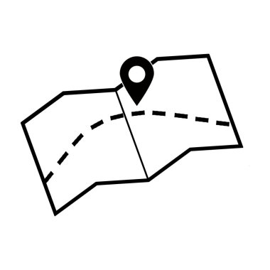 Konumu vektör simge ile göster