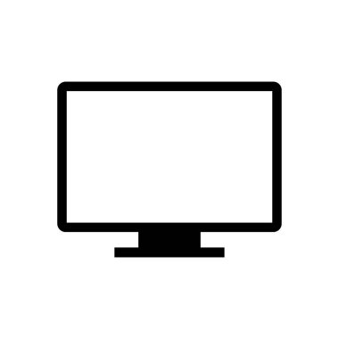 Monitör vektör simge soyut