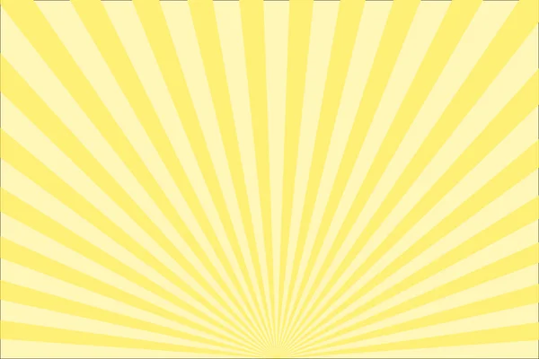 Jaune Abstrait Rayons Soleil Fond Vectoriel — Image vectorielle