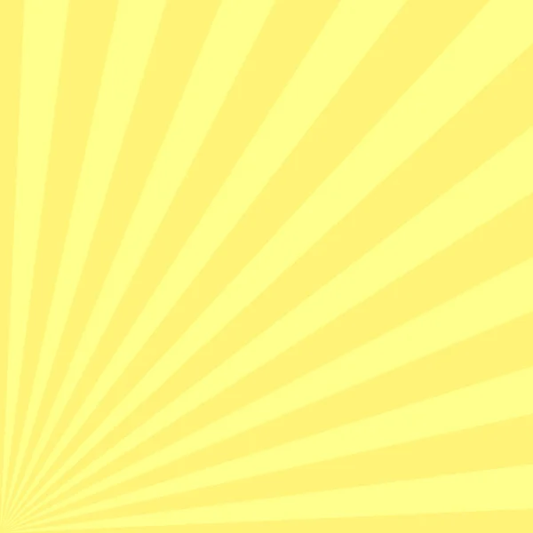 Jaune Abstrait Rayons Soleil Fond Vectoriel — Image vectorielle