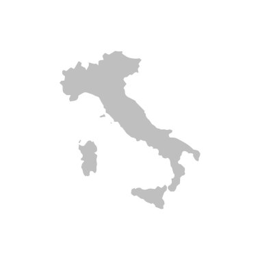 İtalya harita vektör soyut