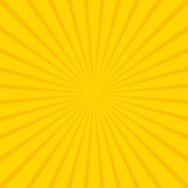 Arka plan sarı soyut güneş ışınları vektör