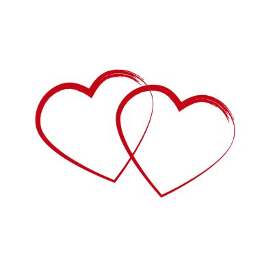 Kalp vektör simge soyut