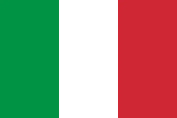 Italia Bandera Vector Resumen — Vector de stock