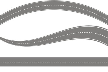 Yol simge vektör ayarla