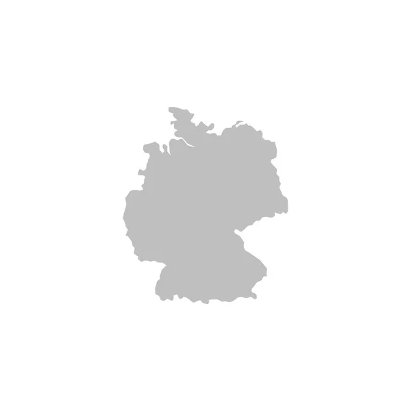 Allemagne Carte Vectorielle Résumé — Image vectorielle