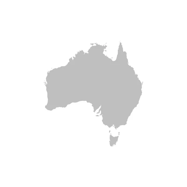 Australia Mapa Vector Resumen — Archivo Imágenes Vectoriales