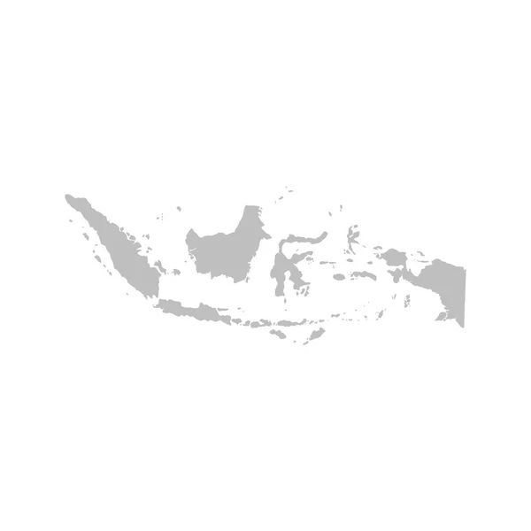 Indonesien Karte Vektor Abstract — Stockvektor