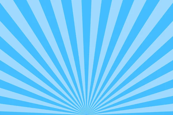 Bleu Abstrait Rayons Soleil Fond Vectoriel — Image vectorielle