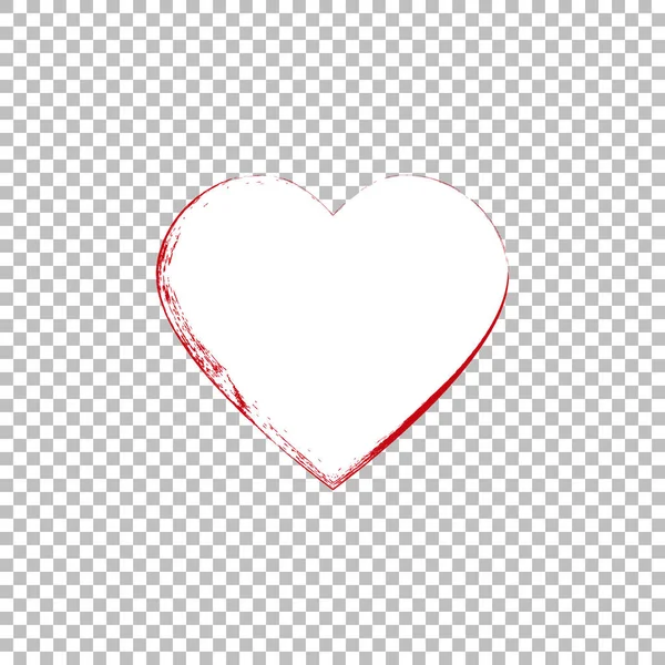 Heart Vector Icon Valentines Day Heart Symbol — Stok Vektör