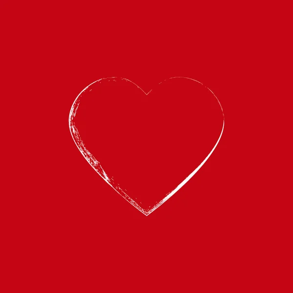 Icono Del Vector Del Corazón Día San Valentín Símbolo Corazón — Vector de stock