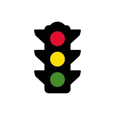 trafik ışığı vektör simgesi