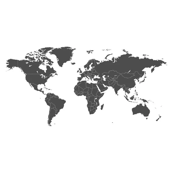 World map vector abstract illustration — Stock Vector