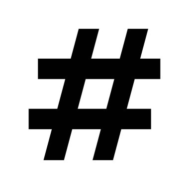 Etiket vektör simgesi. Vektör illüstrasyonu