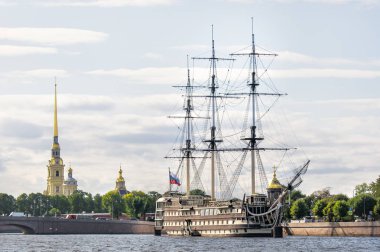 St. Petersburg, Rusya, Eylül 2019: Peter ve Paul Fortress,