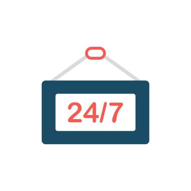 Tabela düz simgesi, vektör illüstrasyonunu aç 