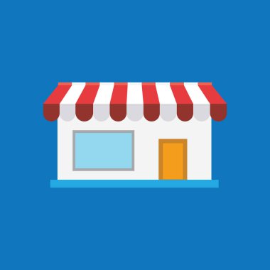 Düz simgeyi, vektör illüstrasyonunu kaydet 