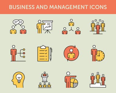 İşletme ve Yönetim satırı simgeler renkte