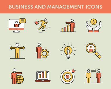 İşletme ve Yönetim satırı simgeler renkte