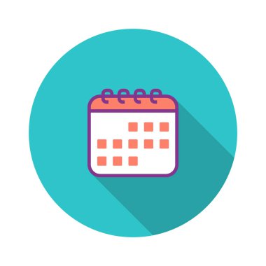 Düz kutsal kişilerin resmi, vektör çizim programı 