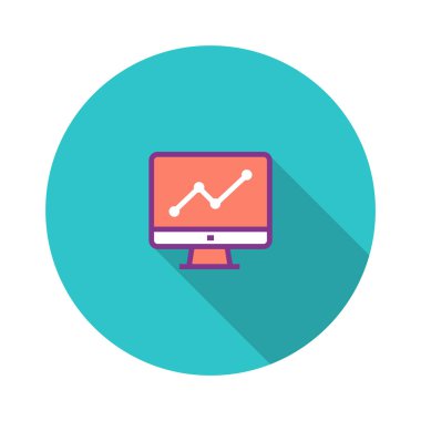 SEO izleme düz kutsal kişilerin resmi, vektör çizim 