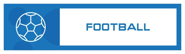 Icône Football Concept Illustration Vectorielle — Image vectorielle