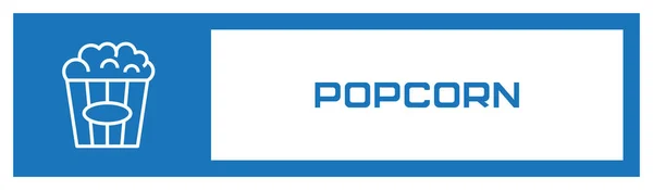 Popcorn Icon Concept Illustration Vectorielle — Image vectorielle