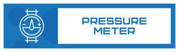 Pressure Meter Icon Concept Vector Illustration — Stock Vector