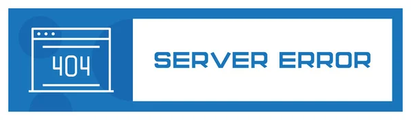 Serverfejlikonkoncept Vektorillustration – Stock-vektor