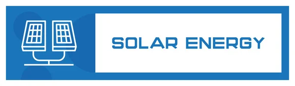 Concepto Icono Energía Solar Ilustración Vectorial — Archivo Imágenes Vectoriales