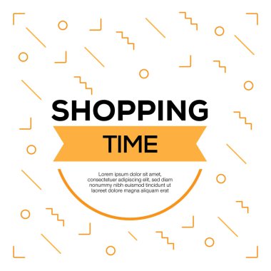 Zaman kavramı, vektör çizim 