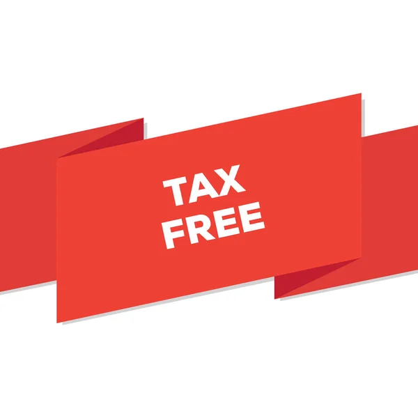 税の自由の概念 ベクトル イラスト — ストックベクタ