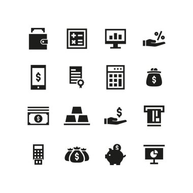 Web simgeler kümesi. vektör çizim 