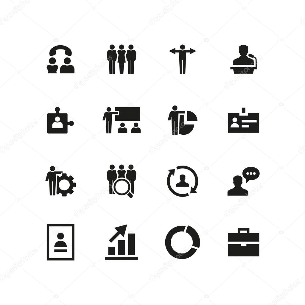 Web icons set. Vector illustration 